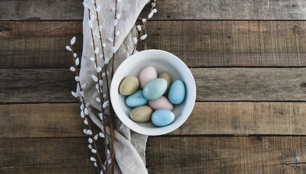eggs easter bowl spring table 4916430